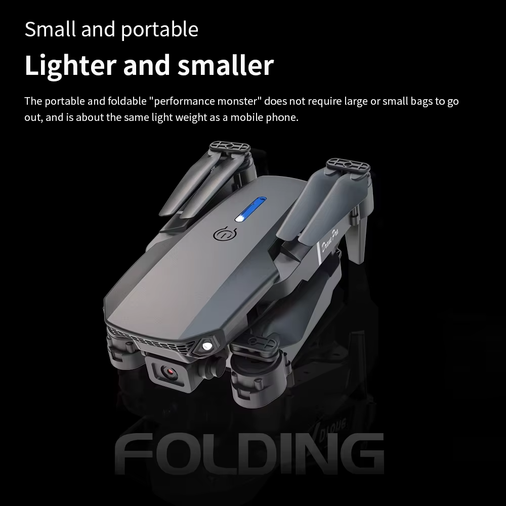 E88 Pro Katlanabilir 4K Kameralı FPV WiFi Drone