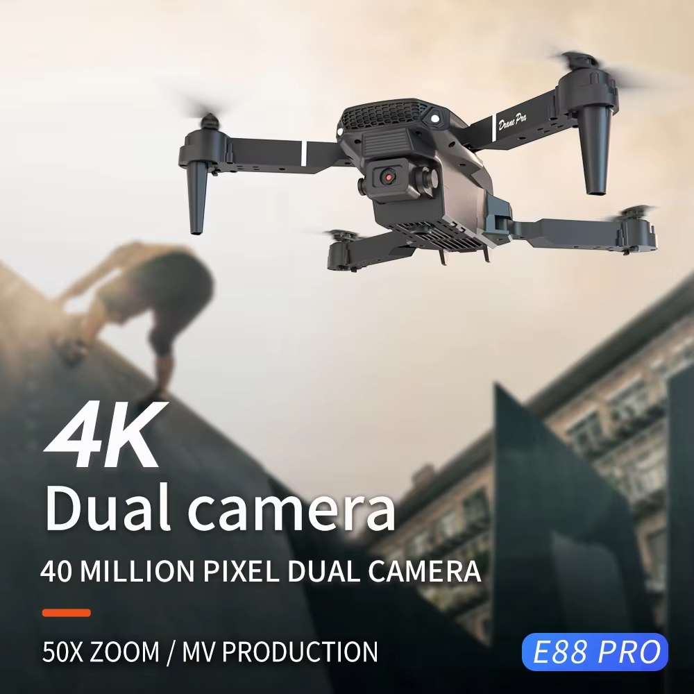 E88 Pro Katlanabilir 4K Kameralı FPV WiFi Drone